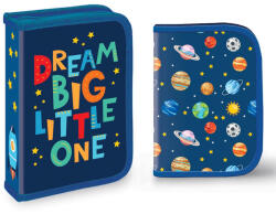 S-Cool Penar baieti neechipat, cu fermoar si 2 clapete, S-COOL Dream big Penar