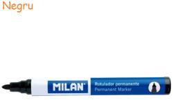 MILAN Marker permanent, varf rotund MILAN negru