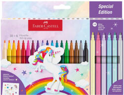 Faber-Castell Carioci 18+6 culori/set FABER-CASTELL Unicorn, FC554221