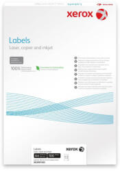 Xerox Etichete autocolante albe, colturi drepte, 100 coli/top, XEROX 16/A4 (105 x 37 mm)