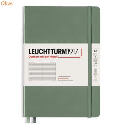 LEUCHTTURM1917 Caiet cu elastic A5, 125 file, dictando, LEUCHTTURM1917 olive