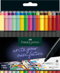 Faber-Castell Liner 0.4 mm FABER-CASTELL Grip, 30 culori/set, FC151630