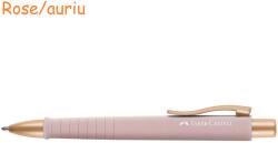 Faber-Castell Pix cu mecanism XB FABER-CASTELL Poly Ball rose/auriu