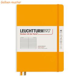 LEUCHTTURM1917 Caiet cu elastic A5, 125 file, dictando, LEUCHTTURM1917 galben mustar