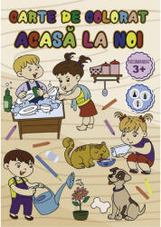  Carte de colorat A4, 24 pagini acasa la noi Carte de colorat