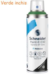 Schneider Vopsea acrilica spray SCHNEIDER Paint-It 030 Supreme DIY, 200 ml verde inchis