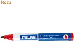 MILAN Marker permanent, varf rotund MILAN rosu