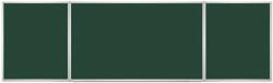 2x3 Tabla scolara triptica verde 2x3, 100x300 cm