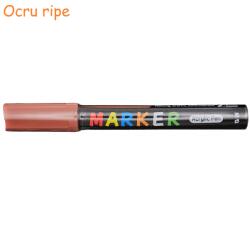 M&G Marker cu vopsea acrilica, varf rotund 2 mm, M-G ocru ripe