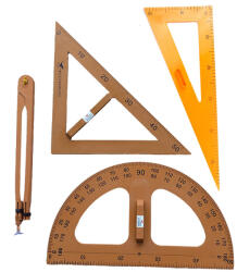  Trusa geometrie pentru tabla scolara creta