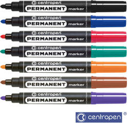 Centropen Marker permanent CENTROPEN 8566 negru - officedirect