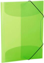HERMA Mapa plastic A3 cu elastic si burduf 30 mm, HERMA verde deschis