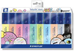 STAEDTLER Textmarker STAEDTLER Classic Pastel and Vintage, 10 buc/set