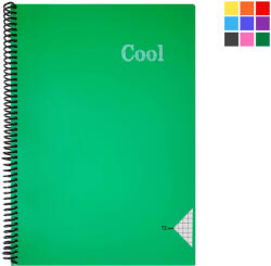 Keskin Color Caiet cu spirala A4, 72 file, coperta plastic, KESKIN COLOR Cool velin