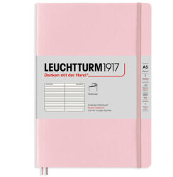 LEUCHTTURM1917 Caiet cu elastic A5, 61 file, dictando, LEUCHTTURM1917 Pastel roz