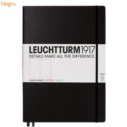 LEUCHTTURM1917 Caiet cu elastic A5, 125 file, LEUCHTTURM1917 Points negru