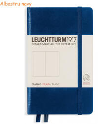 LEUCHTTURM1917 Caiet cu elastic A6, 94 file, velin, LEUCHTTURM1917 albastru navy