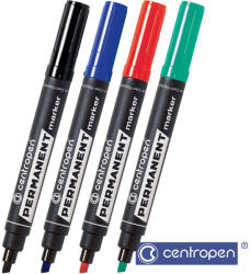 Centropen Marker permanent varf tesit CENTROPEN 8576 rosu