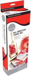 PHOENIX Set pictura in ulei cu sevalet DALER ROWNEY Simply Oil Creative, 40 piese/set Sevalet