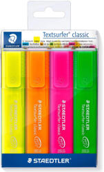 STAEDTLER Textmarker neon STAEDTLER Classic, 4 buc/set