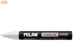 MILAN Marker tabla magnetica sticla MILAN Fluoglass alb