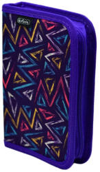 Herlitz Penar baieti neechipat, cu 1 fermoar si 2 clapete, HERLITZ Triangle Penar
