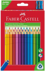 Faber-Castell Creioane colorate Jumbo, 30 culori/set, FABER-CASTELL, FC116530