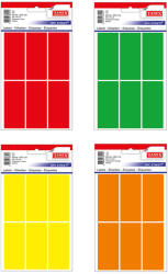 Tanex Etichete autocolante, 33x74 mm, TANEX, 30 buc/set galben