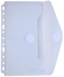 OFFICE BOX Mapa plastic transparent DL cu burduf si perforatii, OFFICE BOX