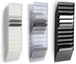 DURABLE Suport de perete pentru documente, 12xA4 landscape, DURABLE Flexiboxx 12 negru Dulap arhivare