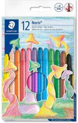 STAEDTLER Creioane colorate cerate retractabile, 12 culori/set STAEDTLER Noris Twister