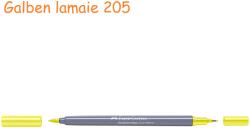 Faber-Castell Markere 2 capete, acuarela FABER-CASTELL Goldfaber Aqua Dual galben lamaie 205
