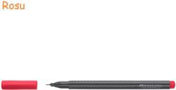 Faber-Castell Liner 0.4 mm FABER-CASTELL Grip rosu