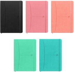 OXFORD Caiet cu elastic A5, 80 file, matematica, OXFORD Signature negru
