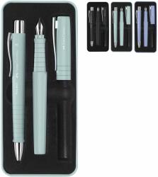 Faber-Castell Set cadou stilou si pix FABER CASTELL Poly Ball lila
