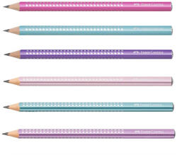 Faber-Castell Creion B Sparkle FABER-CASTELL Jumbo roz deschis