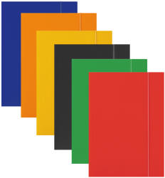 Office Products Mapa din carton plastifiat cu elastic, 300 g/mp, OFFICE PRODUCTS mov