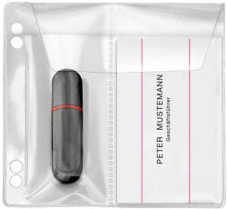 VELOFLEX Plic plastic pentru stick USB si carte de vizita VELOFLEX, 5 buc/set
