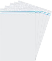 ACCENTA Pungi cu fermoar ziplock dublu, 230 x 320 mm, ACCENTA, 25 buc/set