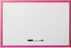 Bi-Office Tabla nemagnetica alba, rama color, BI-OFFICE, 45x60 cm roz