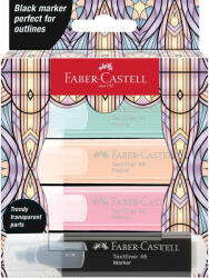 Faber-Castell Textmarker pastel FABER-CASTELL 1546 Glassy, 4 buc/set, FC254694