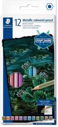 STAEDTLER Creioane colorate metalizate 12 buc/set STAEDTLER