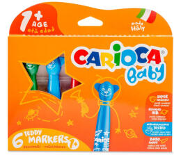 CARIOCA Carioci lavabile 6 culori/set CARIOCA Baby 1 Teddy
