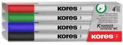 Kores Marker whiteboard KORES, 4 buc/set