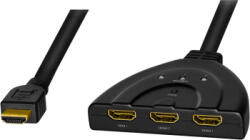 LogiLink Adaptor Logilink HD0040 Switch 3x HDMI Female Negru (hd0040)