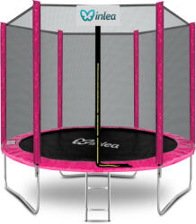 INLEA PREMIUM Jump Trambulin külső védőhálóval 250 cm - rózsaszín (IN02-0009)