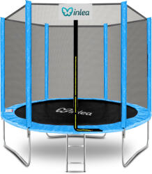 INLEA PREMIUM Jump Trambulin külső védőhálóval 250 cm - világoskék (IN02-0010)