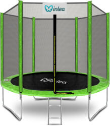 INLEA PREMIUM Jump Trambulin külső védőhálóval 250 cm - világoszöld (IN02-0008)