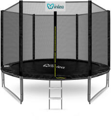 INLEA PREMIUM Jump Trambulin külső védőhálóval 305 cm - fekete (IN02-0011) - inlea