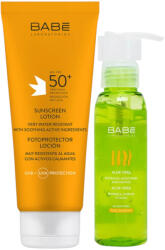 Laboratorios Babé SPF50+ Fényvédő tej 200ml + Aloe Gél 90 ml